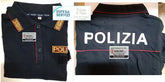 Polo Polizia Di Stato Completa di Ricami